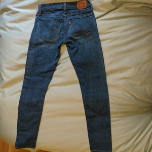 Levi skinny jeans - medium tone blue